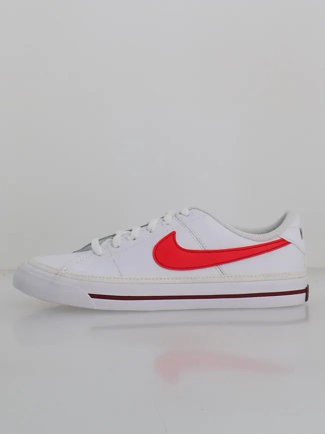 Baskets court legacy gs blanc rouge enfant - Nike | wimod