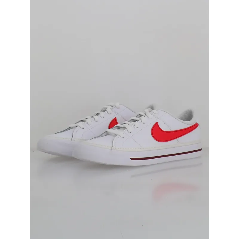 Baskets court legacy gs blanc rouge enfant - Nike | wimod