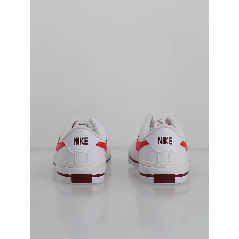 Baskets court legacy gs blanc rouge enfant - Nike | wimod