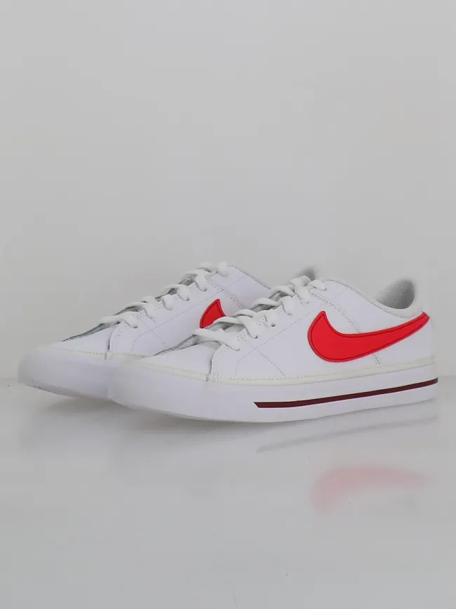 Baskets court legacy gs blanc rouge enfant - Nike | wimod