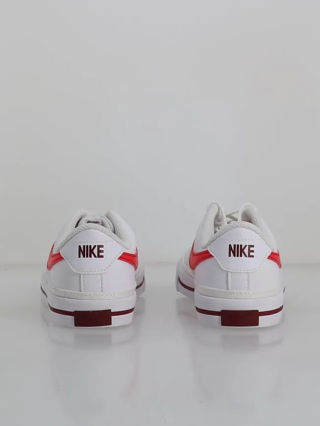 Baskets court legacy gs blanc rouge enfant - Nike | wimod