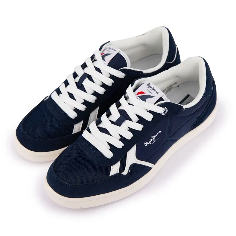 Baskets Kore vintage noir/navy Homme PEPE JEANS à prix dégriffé ! | 