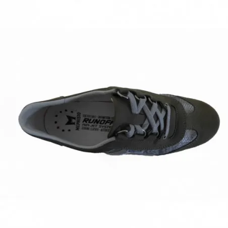 Baskets Mephisto Laser Gris Clair en cuir l Igert