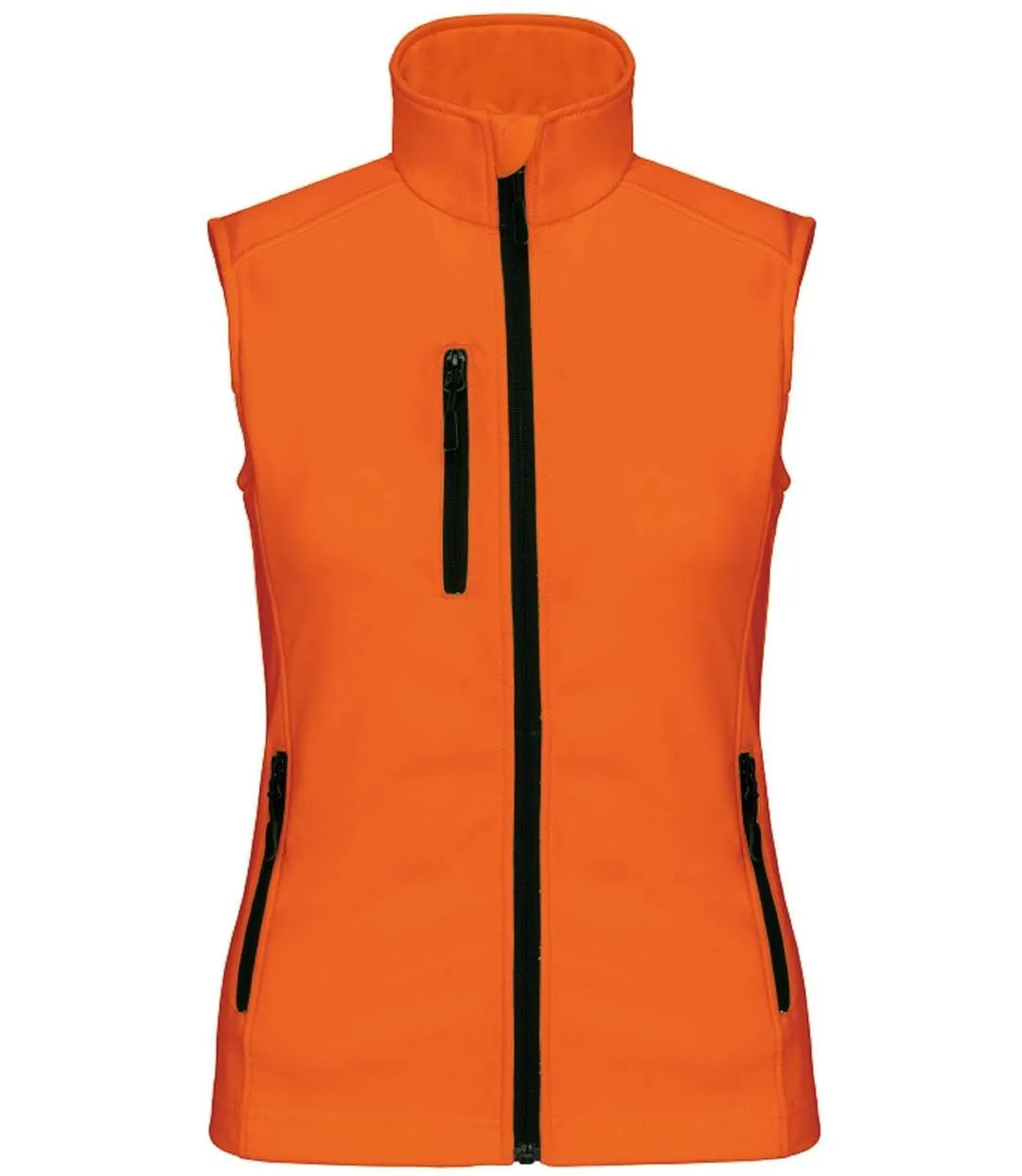 Bodywarmer softshell - gilet sans manches - K404 - orange fluo - Femme