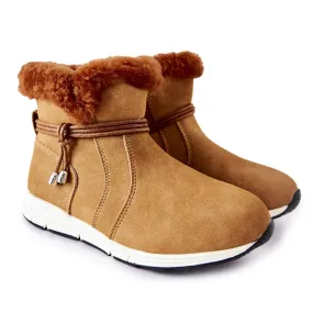 Bottes de neige pour enfants Big Star BB374058BS Camel brun brun