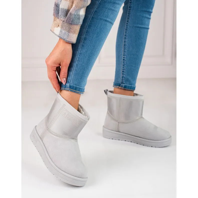 Bottes de neige à enfiler pour femmes Big Star grises KK274613