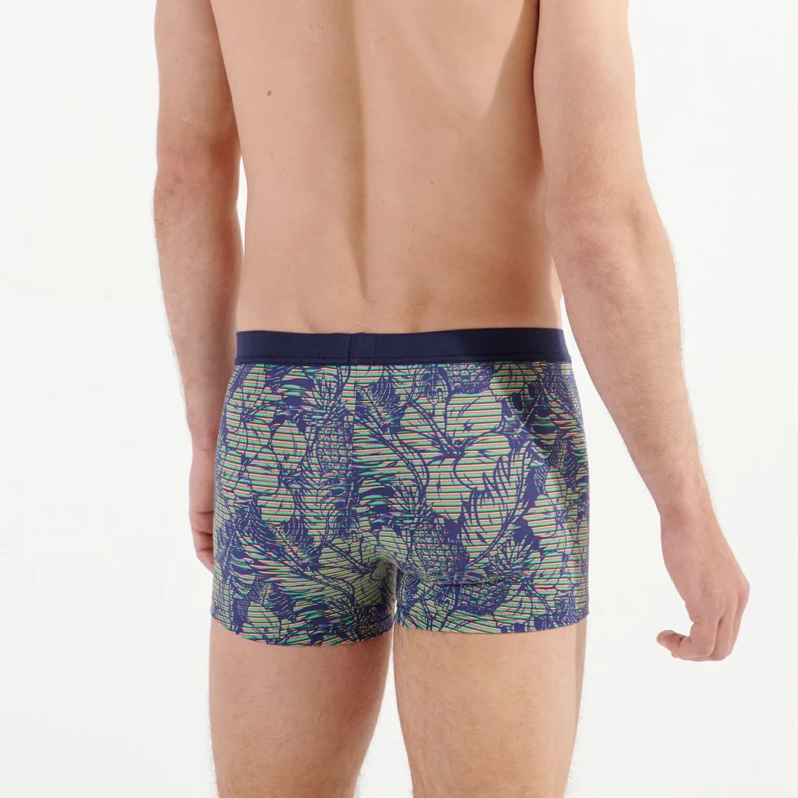 Boxer imprimé floral EN COTON ET MODAL avec ceinture confort – CALLUM | 3 Suisses