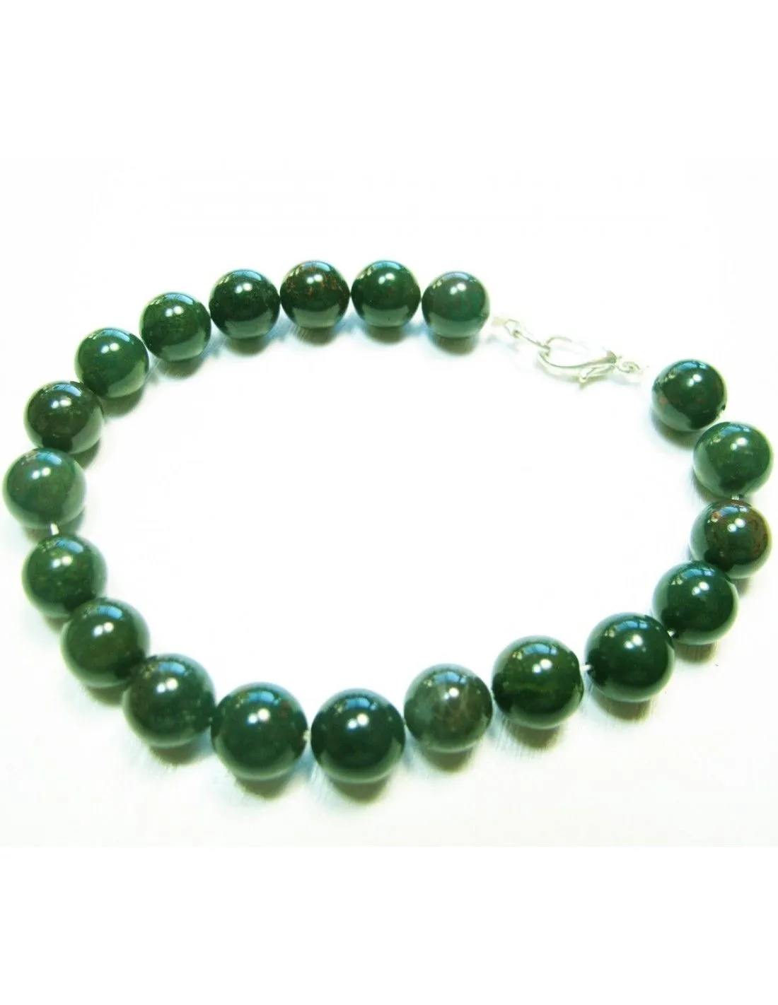 Bracelet agate perles rondes 8mm