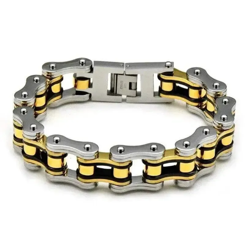 Bracelet chaine de moto pour homme