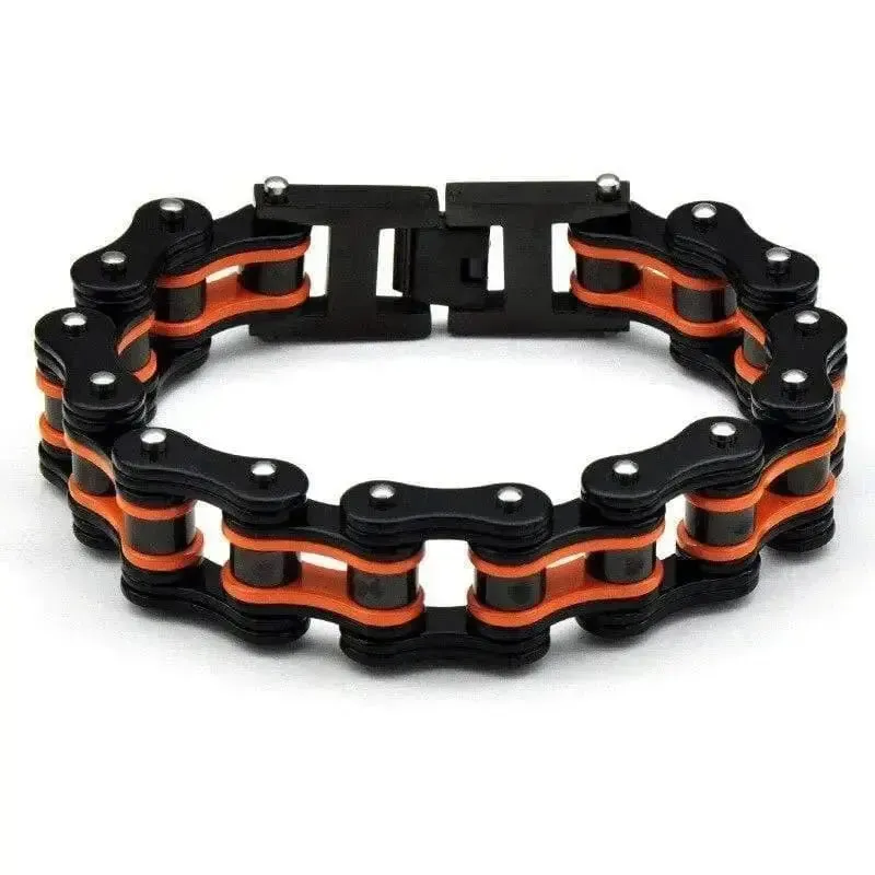 Bracelet chaine de moto pour homme