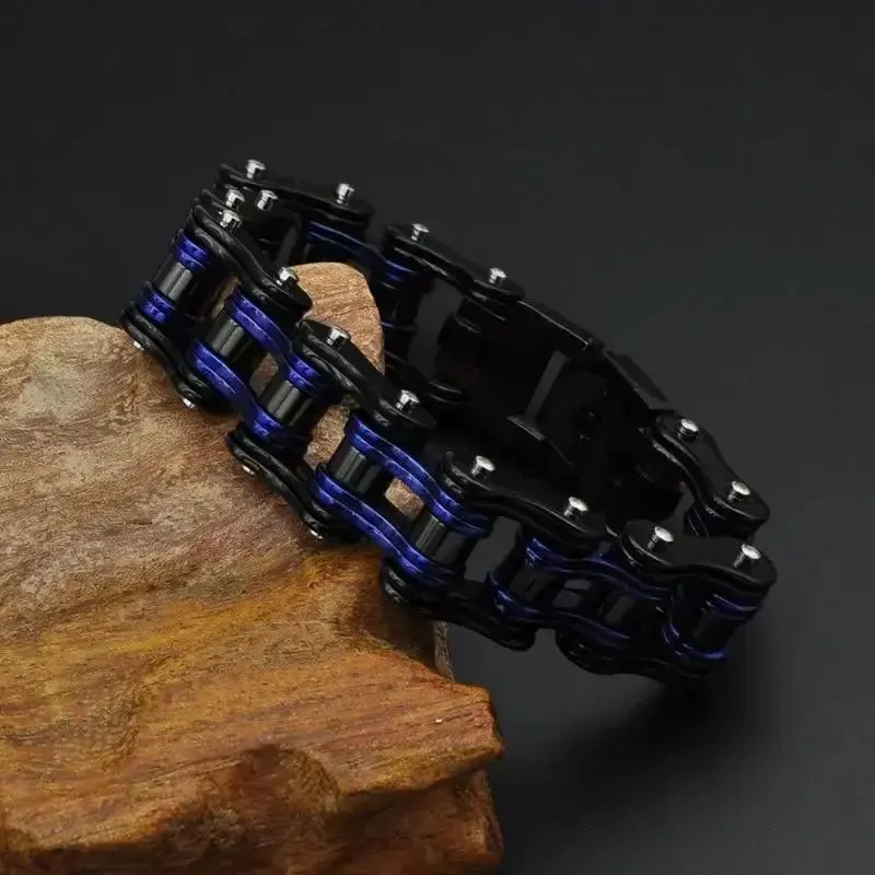 Bracelet chaine de moto pour homme