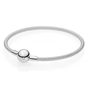 Bracelet en Maille Tissée Pandora Moments Argent 925/1000ᵉ | 3 Suisses