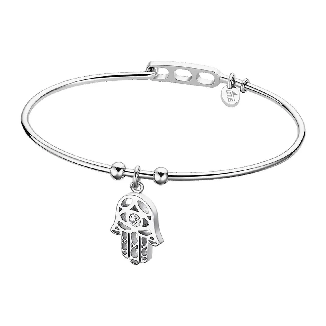 Bracelet Lotus Style  LS2015-2/6 - jonc fatima millennial Acier Femme | 3 Suisses