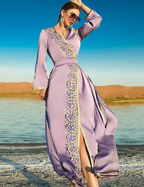 Caftan Marocain Robe Longue Arabe