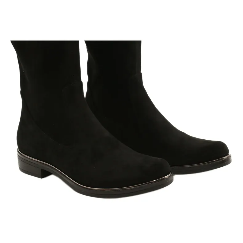 Caprice Cuissardes Stretch Bottes Femme 25510-41 044 le noir