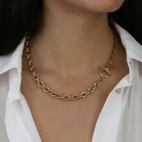 Caprice Paris - Collier grosse maille doré Rosalie