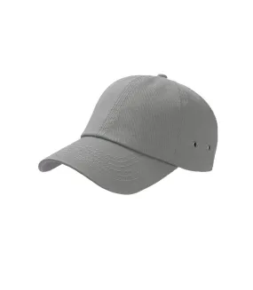 Casquette 6 panneaux action mixte gris Atlantis