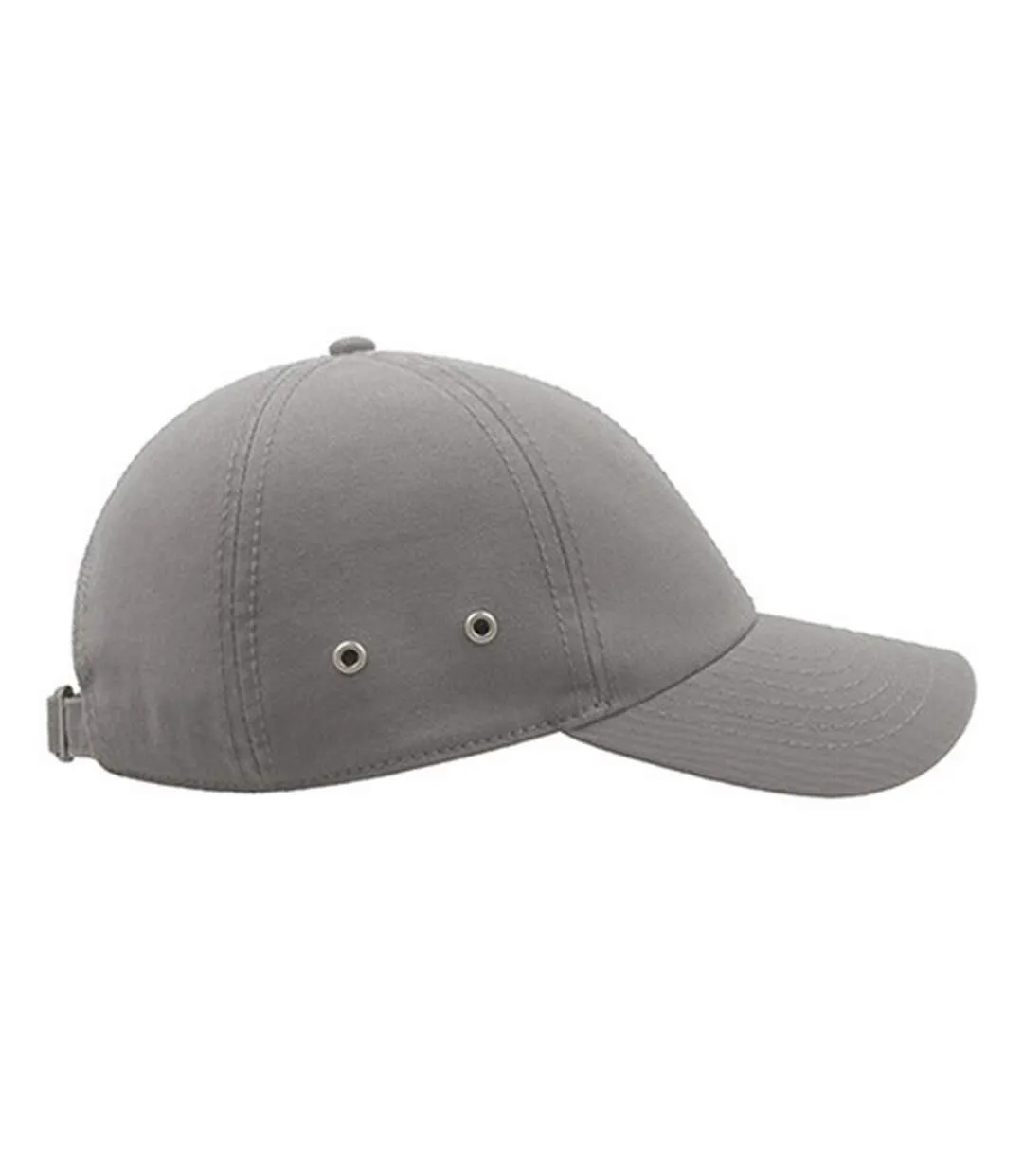 Casquette 6 panneaux action mixte gris Atlantis