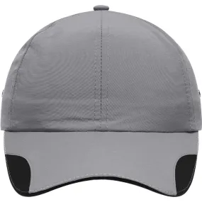 Casquette allure sportive - MB6203 - gris argent et charbon 