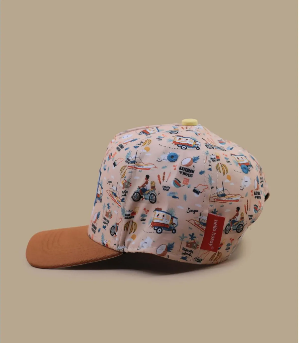 Casquette baseball enfant beige - Curve Philippines Hello Hossy : Headict