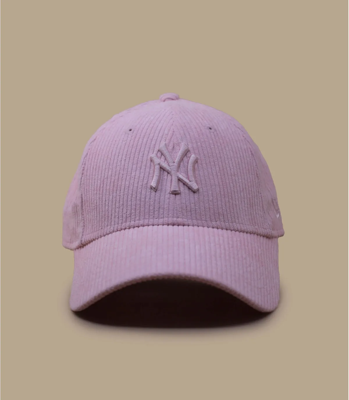 Casquette baseball femme NY côtelé rose - Casquette Wmn Summer Cord 9Forty NY pink New Era : Headict