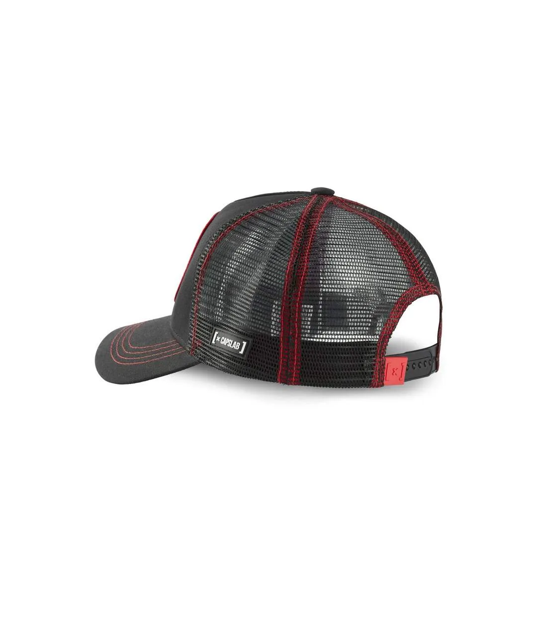 Casquette Capslab Naruto Noir Bordure Rouge Capslab