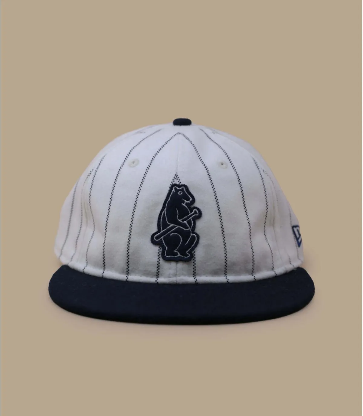 Casquette fitted Cubs blanche rayures - Casquette MLB Stripe 59Fifty Retro Crown Cubs New Era : Headict