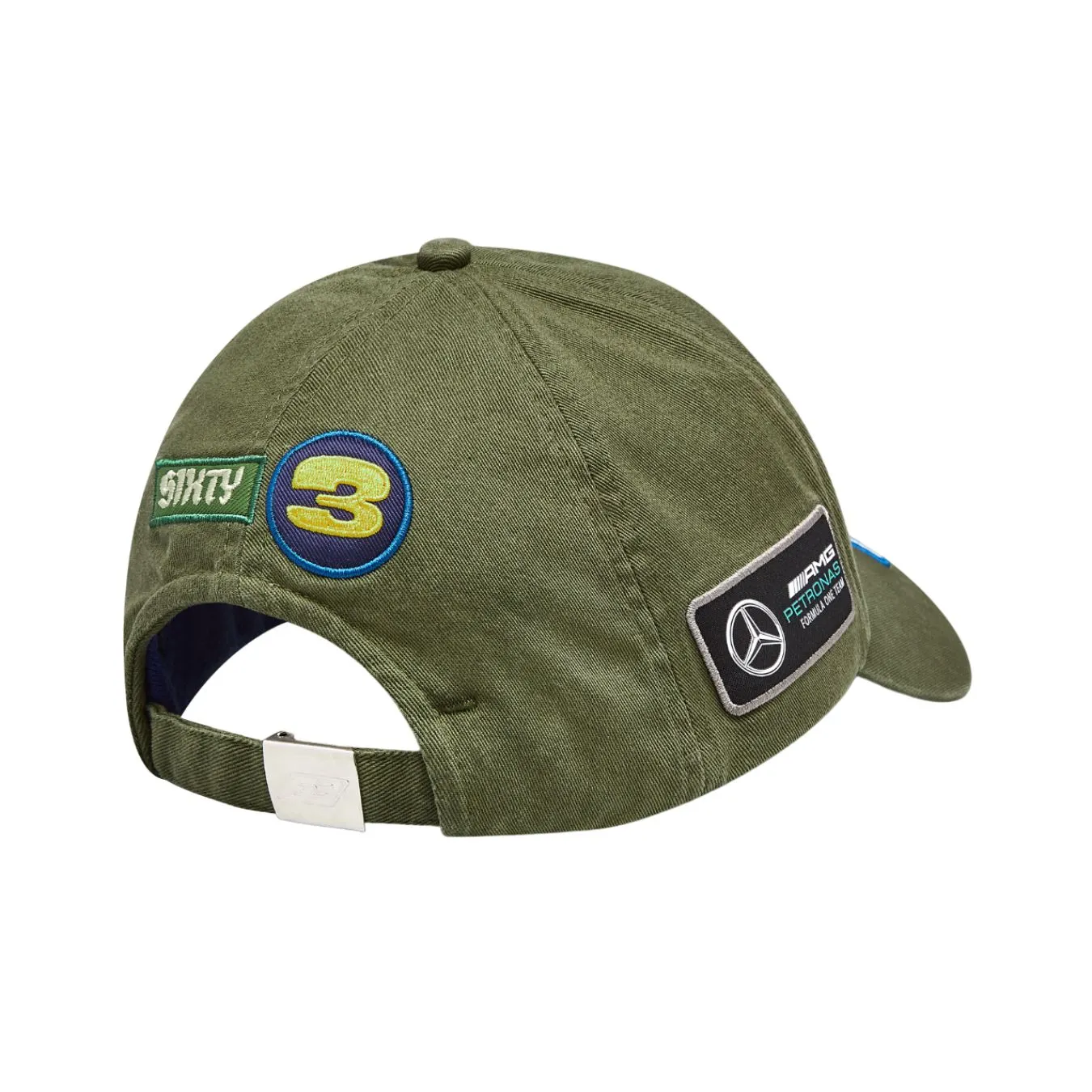 Casquette MERCEDES AMG Vintage George Russell verte