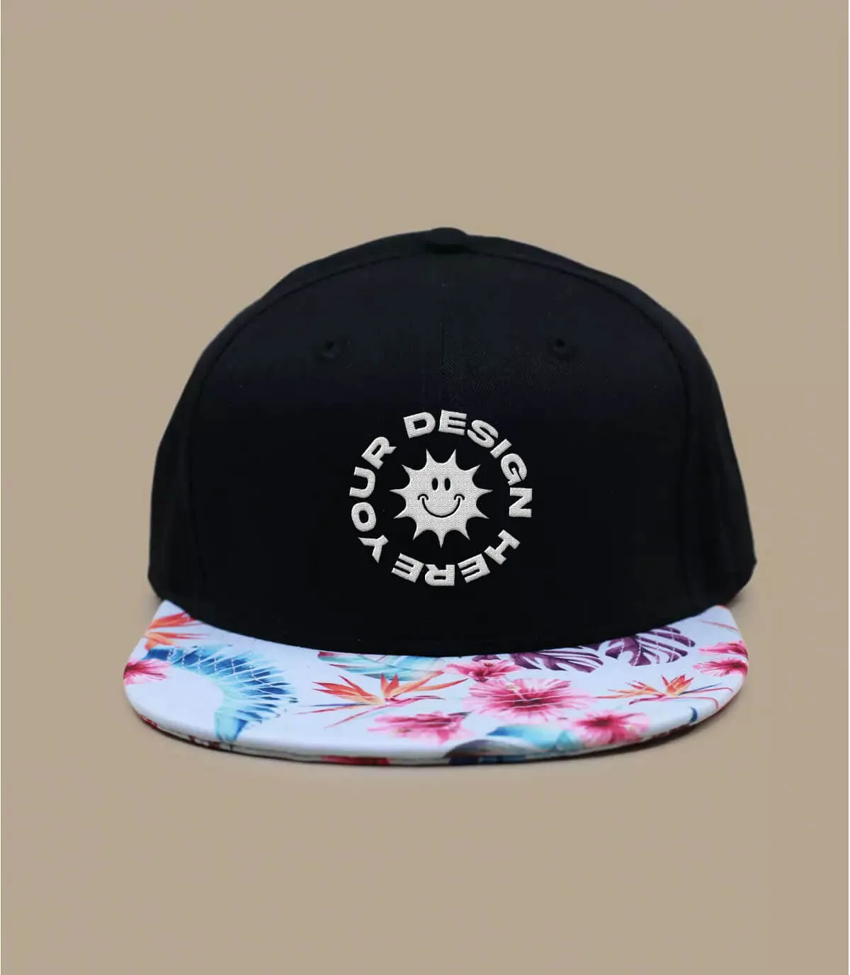  - Casquette Personnalisable Snapback floral mint : Headict