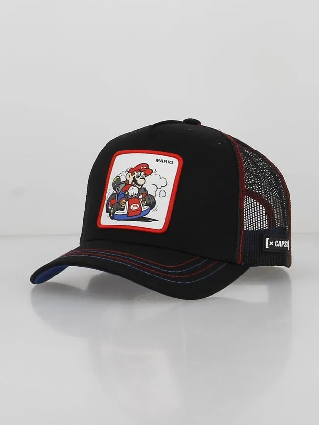 Casquette trucker mario kart noir - Capslab | wimod