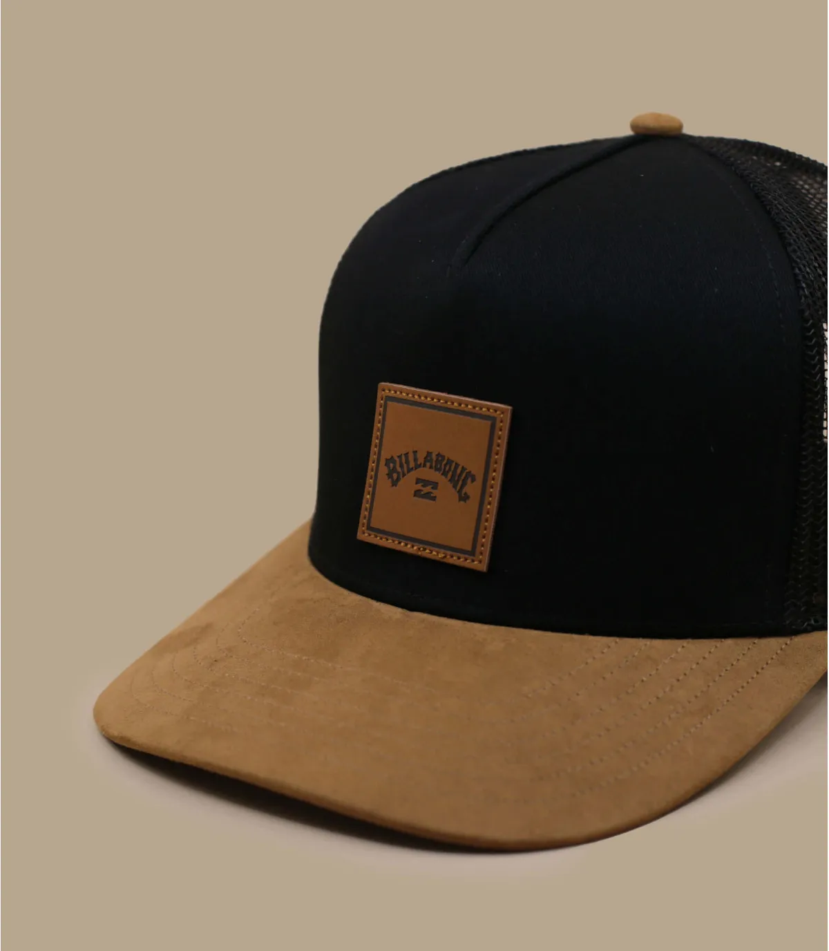 casquette trucker noir - Stacked Trucker black tan Billabong : Headict