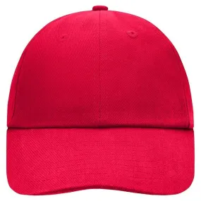 Casquette à visière coton - MB6111 - rouge vif 