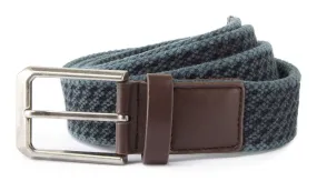 Ceinture homme effet délavé vintage en toile  - AQ905 - bleu marine 