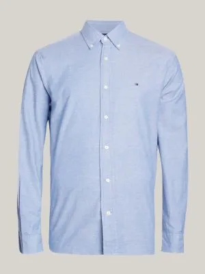 Chemise coupe standard 1985 Collection Flex | Bleu | Tommy Hilfiger