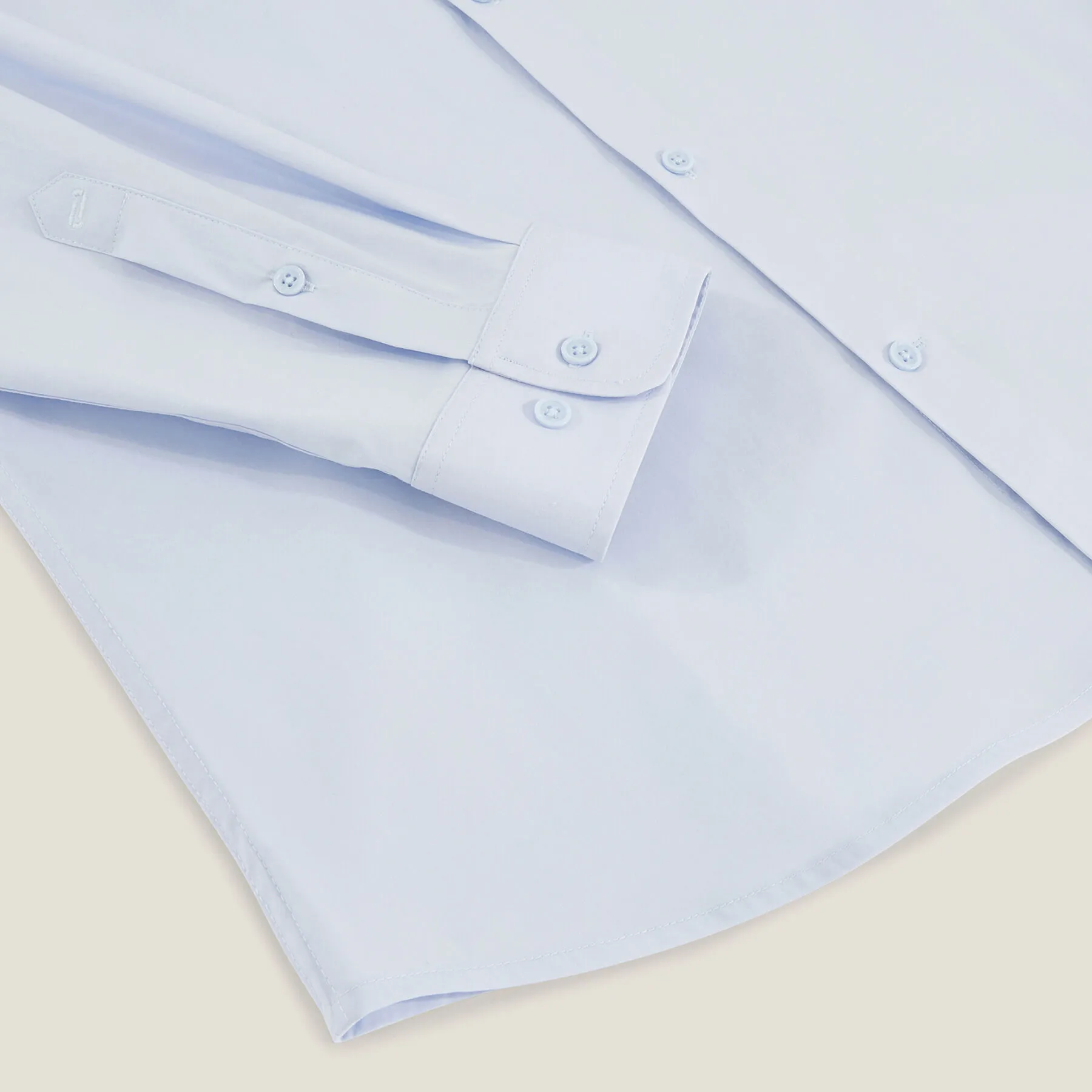 Chemise en polyamide recyclé extra slim Bleu clair | Jules