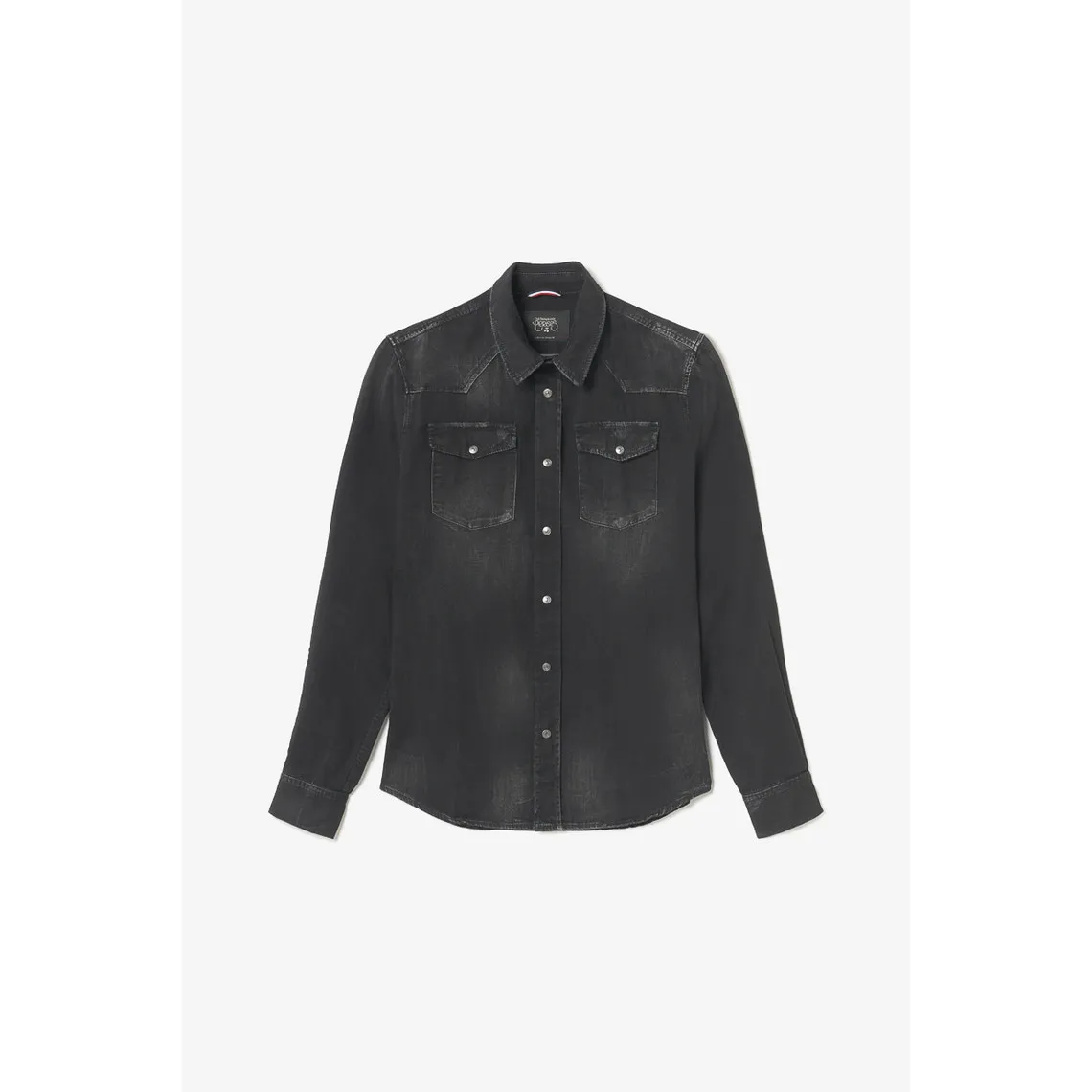 Chemise Juanito en jeans noir délavé | 3 Suisses