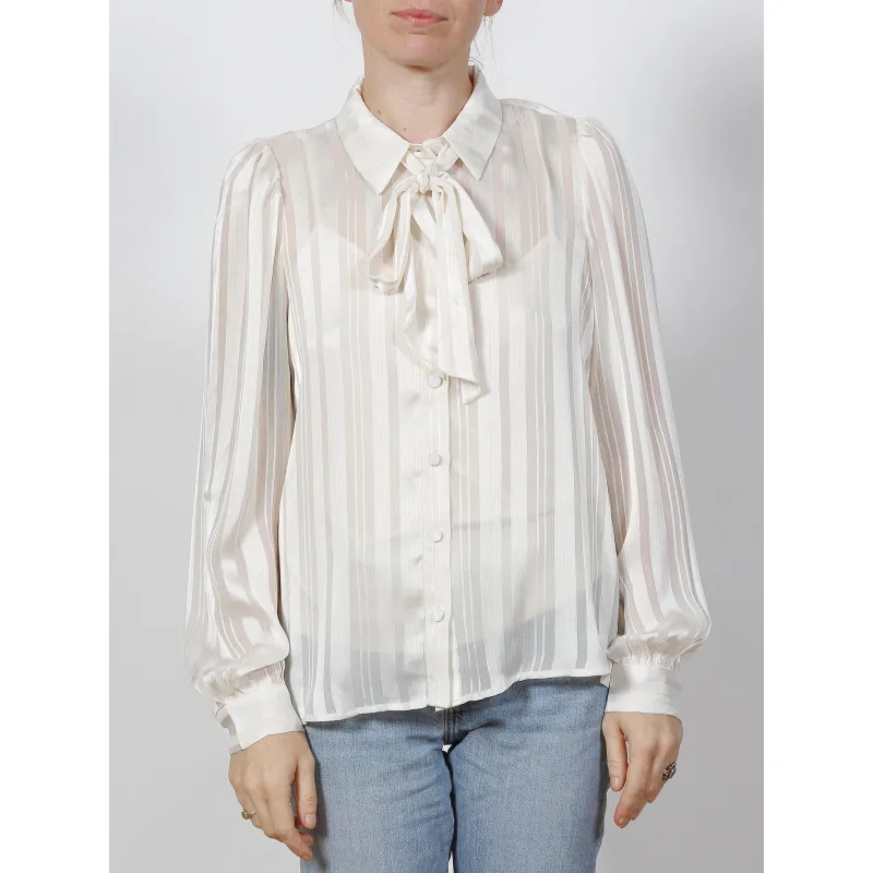 Chemise manches courtes clara bleu marine femme - Teddy Smith | wimod