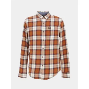 Chemise à carreaux vintage lumberjack orange homme - Superdry | wimod