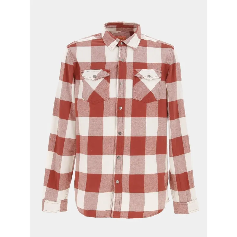 Chemise à carreaux vintage lumberjack orange homme - Superdry | wimod