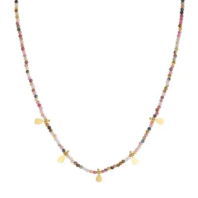 Collier Elioka pierres multicolores