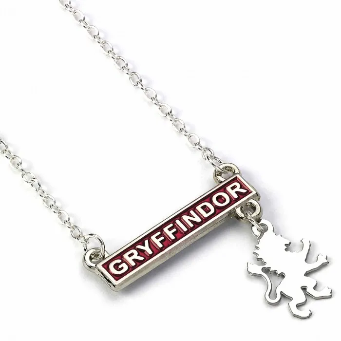 Collier Gryffondor barre & charm - Harry Potter