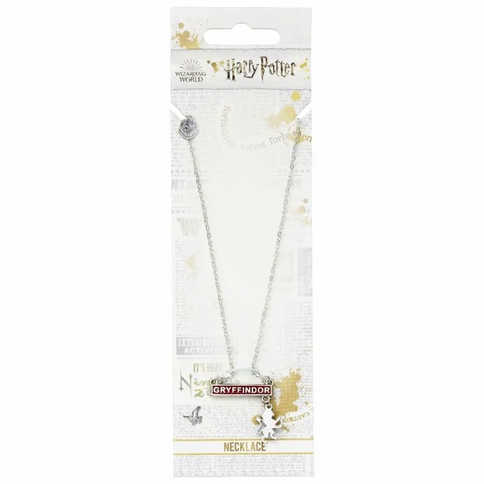 Collier Gryffondor barre & charm - Harry Potter