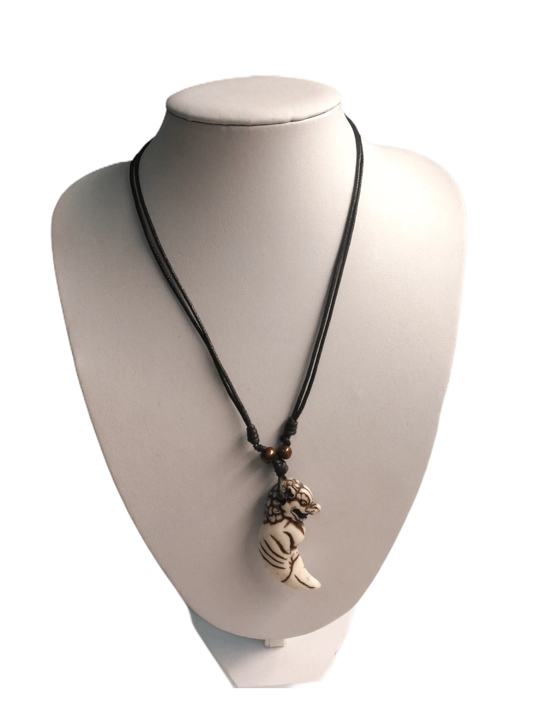 Collier homme résine forme lion (x3)