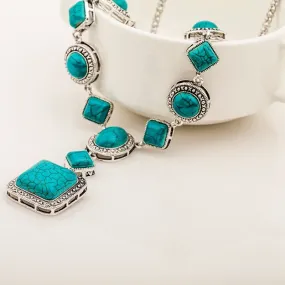 Collier Turquoise Collier Diamant Vintage