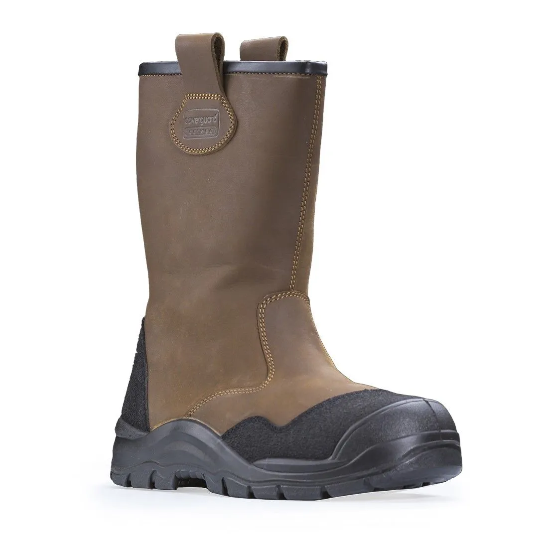 Coverguard - Bottes de sécurité fourrées marron PYROPE S3 SRC CI