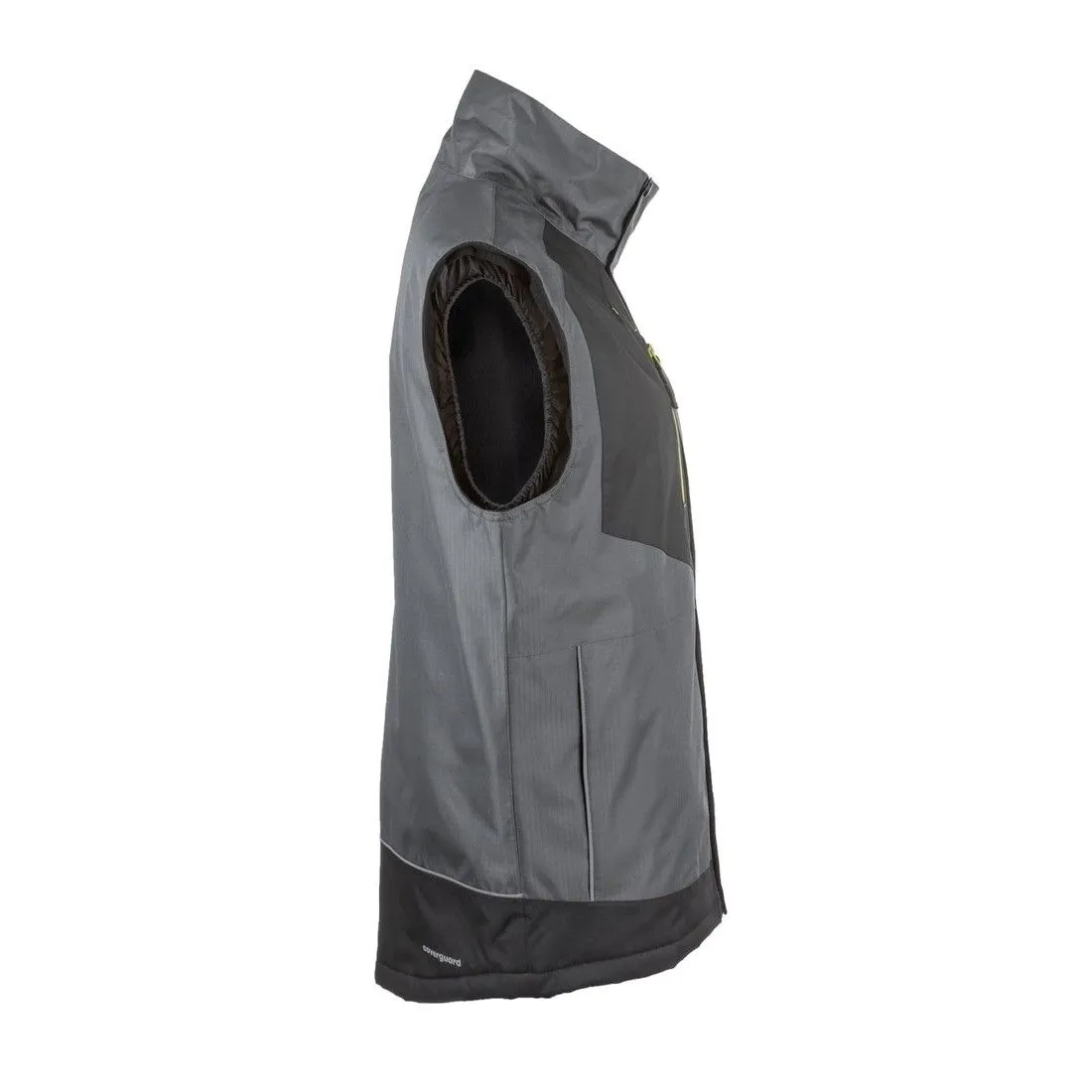 Coverguard - Gilet de travail sans manches Ripstop gris noir AZUKI