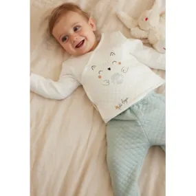 Ensemble gilet et pantalon bébé en coton matelassé Kimi - PETIT BEGUIN