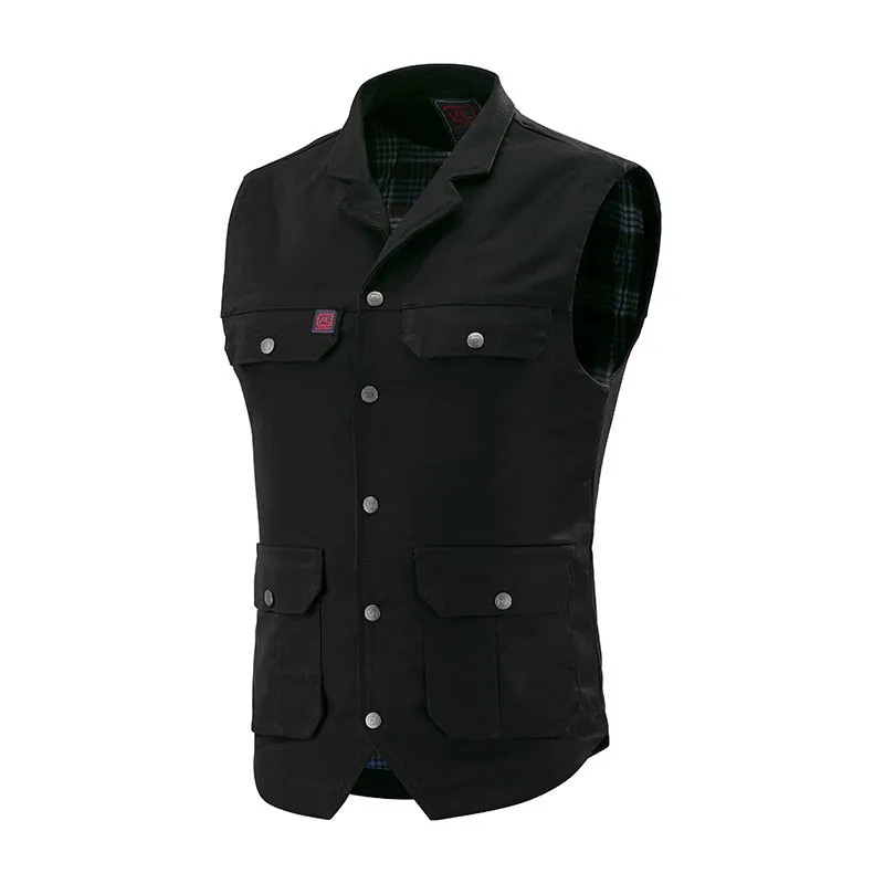 Gilet de Travail Homme Sans Manches Henry Noir - ADOLPHE LAFONT