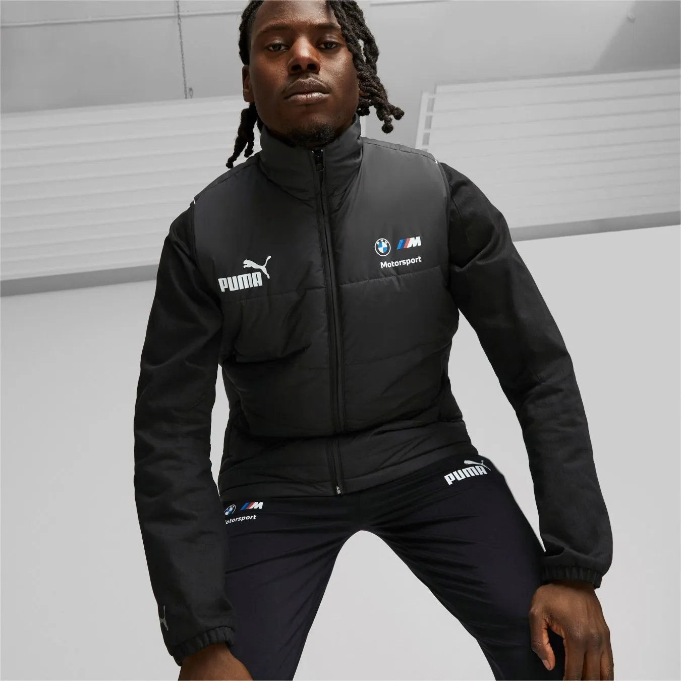 Gilet sans manche BMW MOTORSPORT Puma MMS Noir pour homme