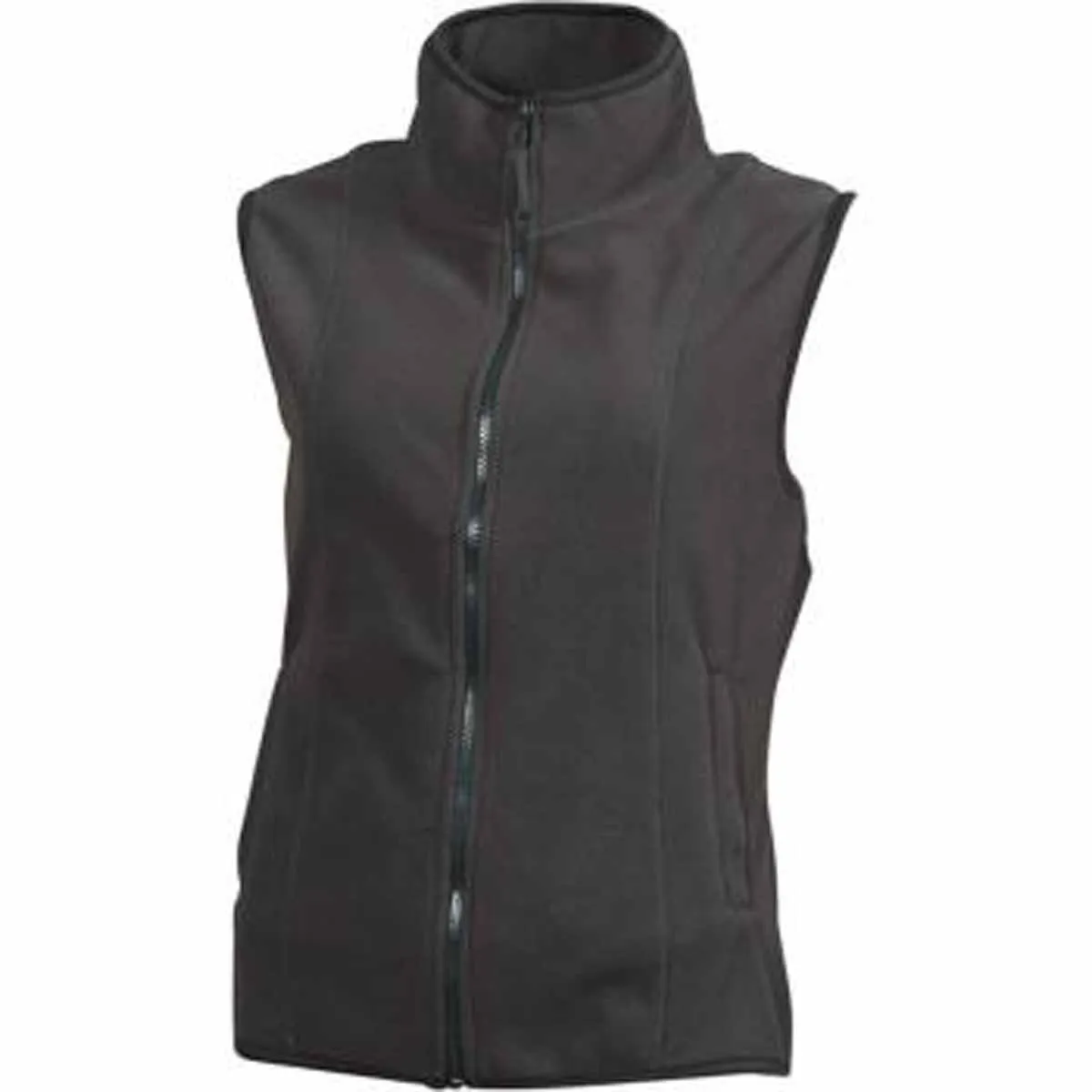 Gilet sans manches bodywarmer polaire femme - JN048 - gris foncé 